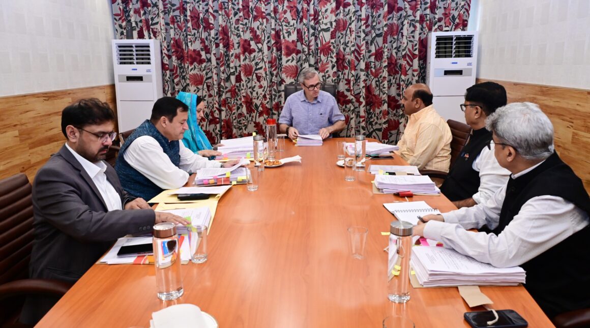 CM Omar Abdullah chairs Cabinet Meeting, key governance and developmental decisions taken