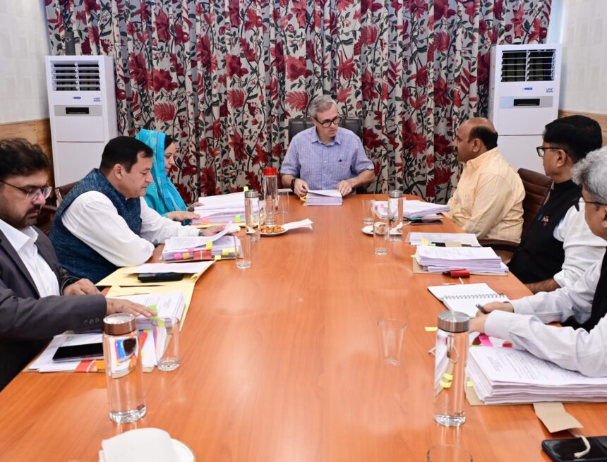 CM Omar Abdullah chairs Cabinet Meeting, key governance and developmental decisions taken