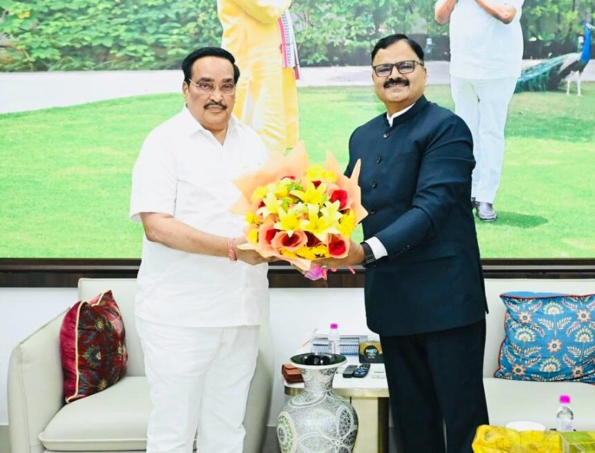 Javed Rana calls on Union Jal Shakti Minister C.R. Patil