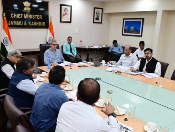 CM Omar Abdullah Assesses Progress on Telecom, Digital Infrastructure in J&K