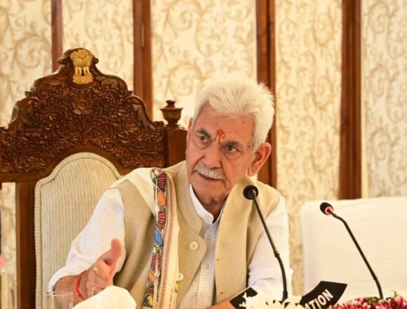 LG Manoj Sinha Launches Lieutenant Governor’s Sainik Sahayta Kendra Portal