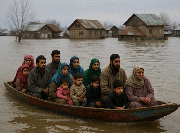 11 families shifted from Bandipora village as water level rises in Wular Lake