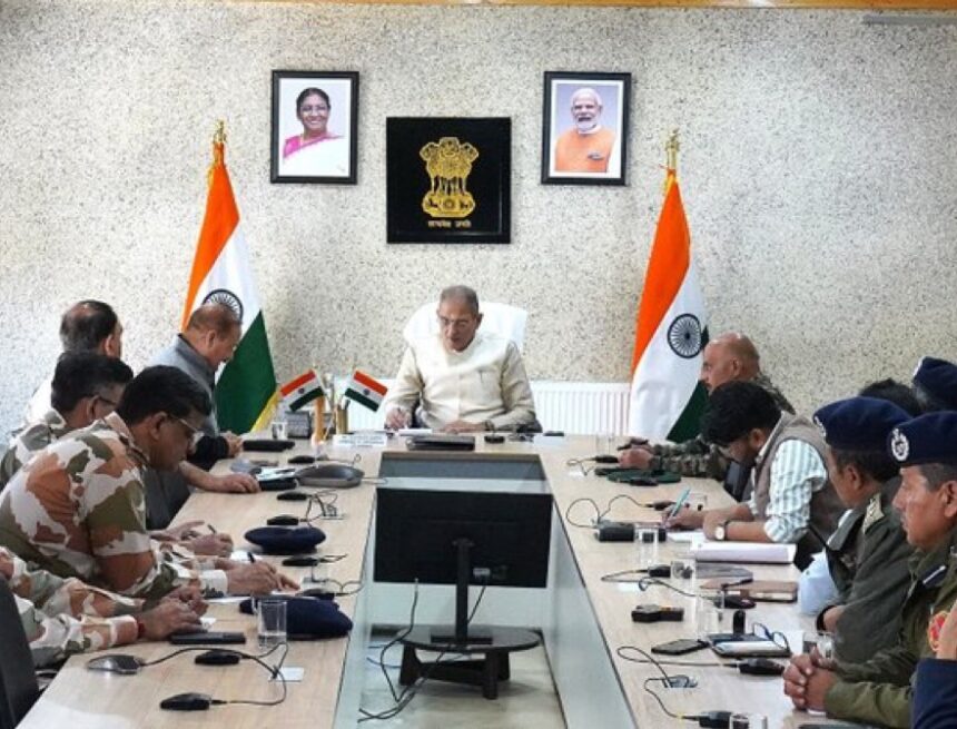 LG chairs high-level security review meet a day after violent protests in Leh