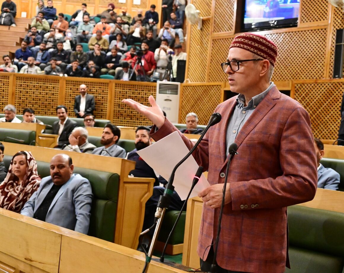 CM Omar Abdullah pays tribute to former governor, departed members on first day of J&K Assembly’s Autumn Session