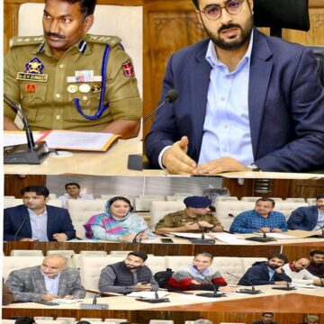 DC, SSP Srinagar chair District NCORD meeting, Reviews Anti-Drug Measures