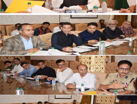 Divisional Commissioner Kashmir Reviews Measures to Decongest city Roads