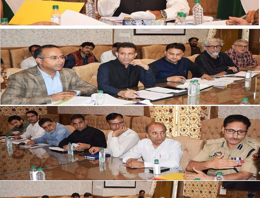 Divisional Commissioner Kashmir Reviews Measures to Decongest city Roads