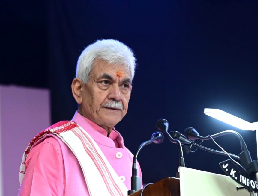 Lieutenant Governor felicitates top performers and winners of ALOHA State Level Arithmetic Operations Contest at Srinagar
