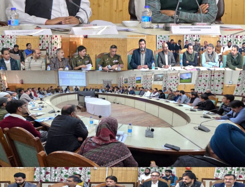 Divisional Commissioner Kashmir Reviews Winter Preparedness at Kupwara