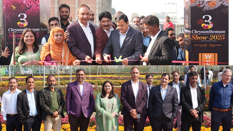 Javid Dar inaugurates Autumn Flower Festival at SKUAST-Kashmir-20 Javid Dar inaugurates Autumn Flower Festival (Chrysanthemum Show) at SKUAST-K