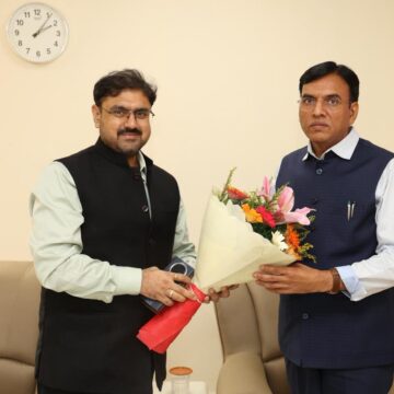 Satish Sharma calls on Union Minister for Youth Affairs & Sports