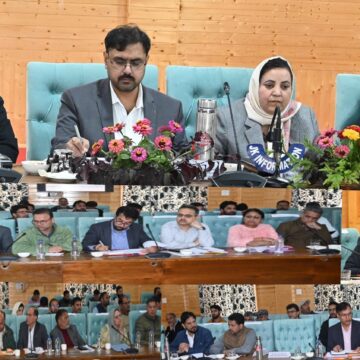 Satish Sharma visits Kulgam, chairs district review meeting