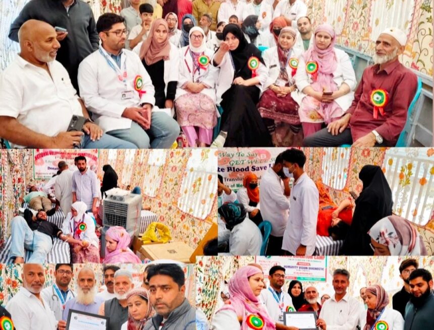 Blood Donation Camp Held in Bijbehara, Massive Public Participation
