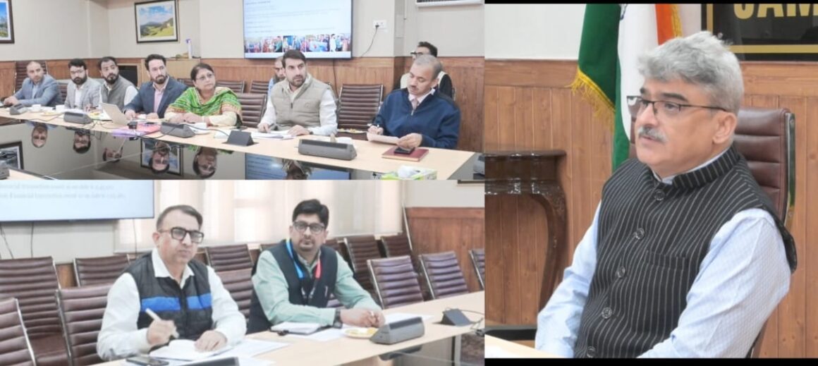 Chief Secretary Reviews Functioning of JKRLM