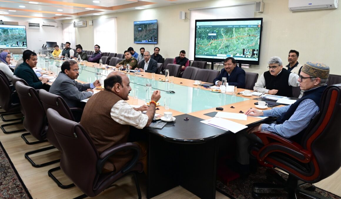 CM Omar Abdullah reviews readiness of Integrated Mining Surveillance System