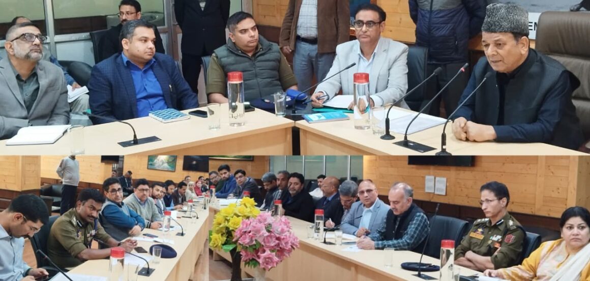 WhatsApp Image 2025-10-15 at 20.36.08_56813dc1 Speaker Legislative Assembly reviews arrangements for upcoming Assembly Session at Srinagar