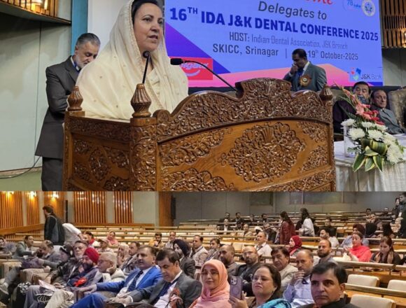WhatsApp Image 2025-10-18 at 16.46.09_25007c3f Dentists not merely tooth doctors; they are integral to preventive, systemic healthcare: Sakeena Itoo