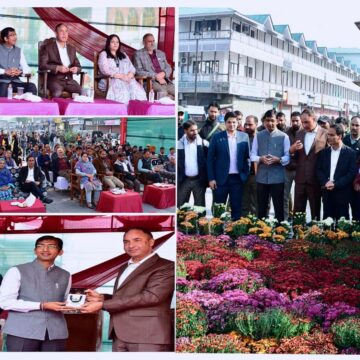 Div Com inaugurates 3rd Chrysanthemum Show at Lal Chowk Srinagar