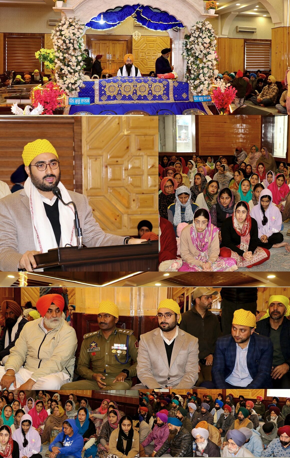 DC, SSP Srinagar visit Gurudwara Chhati Padshahi, Extends Greetings on the occasion of Prakash Diwas of Guru Nanak Dev Ji