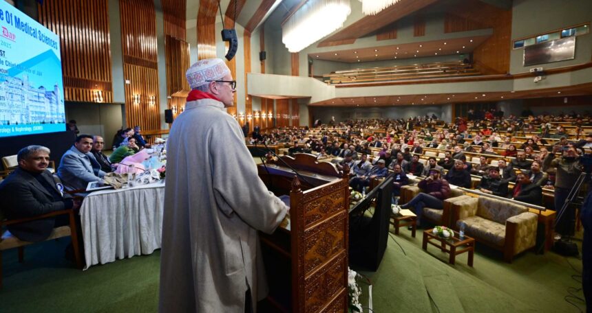 cm CM Omar Abdullah addresses 43rd foundation day of SKIMS