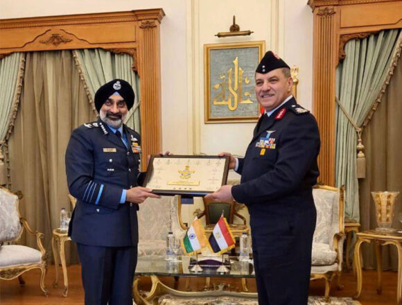 Air Chief Marshal A.P. Singh Visits Egypt