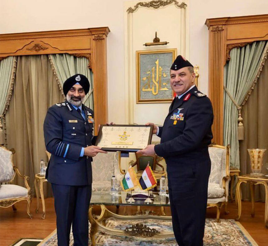 Air Chief Marshal A.P. Singh Visits Egypt