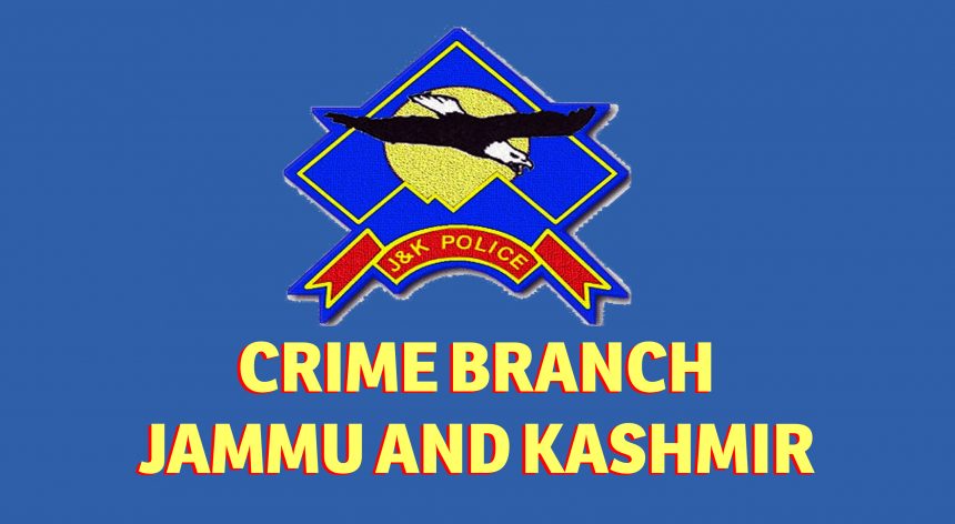 CRIME-BRANCH-JK-2-860x472 ₹53 Lakh Land Fraud Uncovered: EOW Crime Branch Chargesheets Four Accused in Srinagar Case