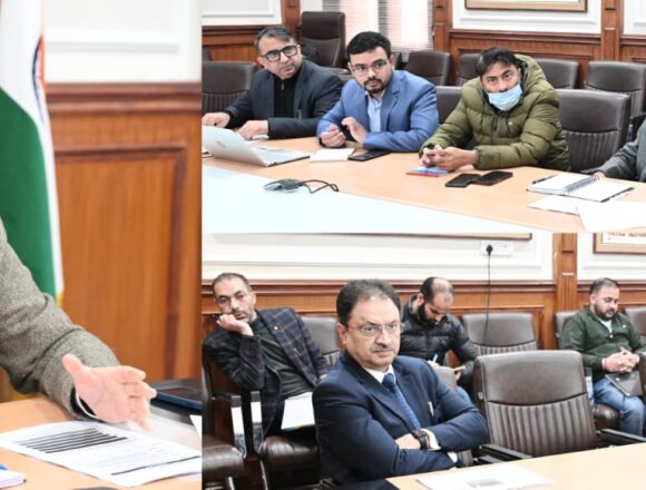 CS reviews framework for promoting homestays, SVAMITVA-based lending in J&K