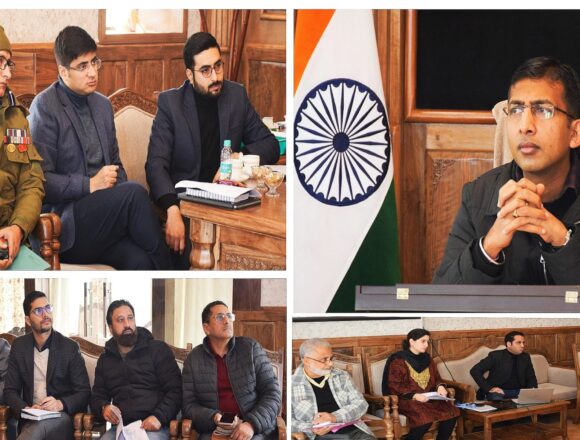 Div Com Reviews Implementation of Traffic Management Proposals in Srinagar Div Com Reviews Implementation of Traffic Management Proposals in Srinagar