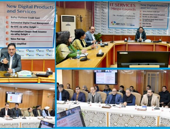 Focused on customer convenience, J&K Bank rolls out a suite of new digital products and services