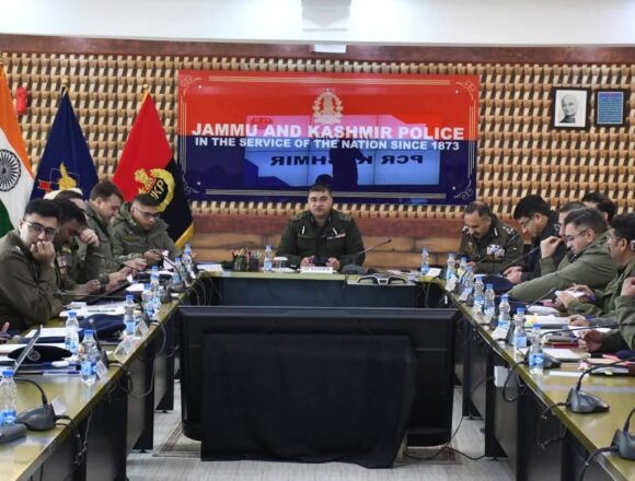 IGP IGP Kashmir Chairs Annual Crime Review Meeting of Kashmir Zone at PCR Kashmir