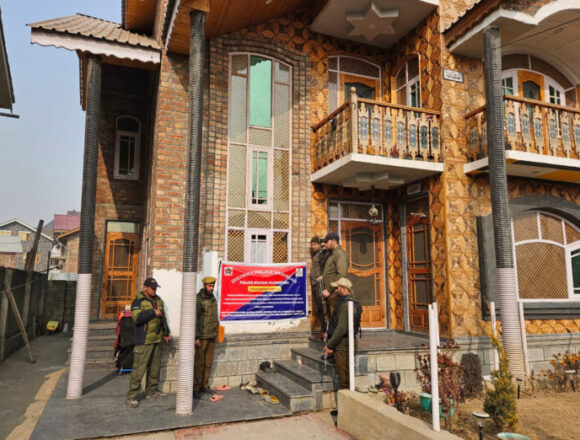 J&K Police Attaches Property Of Notorious Drug Peddler Worth Rs 2 Crores In Srinagar