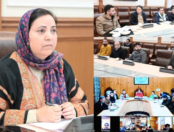 Sakeena Itoo reviews cleanliness, sanitation measures in GMCs, District Hospitals-31 Sakeena Itoo reviews cleanliness, sanitation measures in GMCs, District Hospitals, other health facilities across Kashmir Division