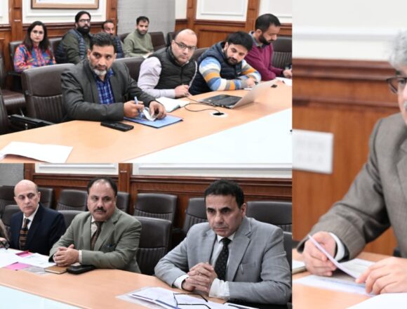 Chief Secy pushes for expansion of MBBS and PG seats across the GMCs in J&K