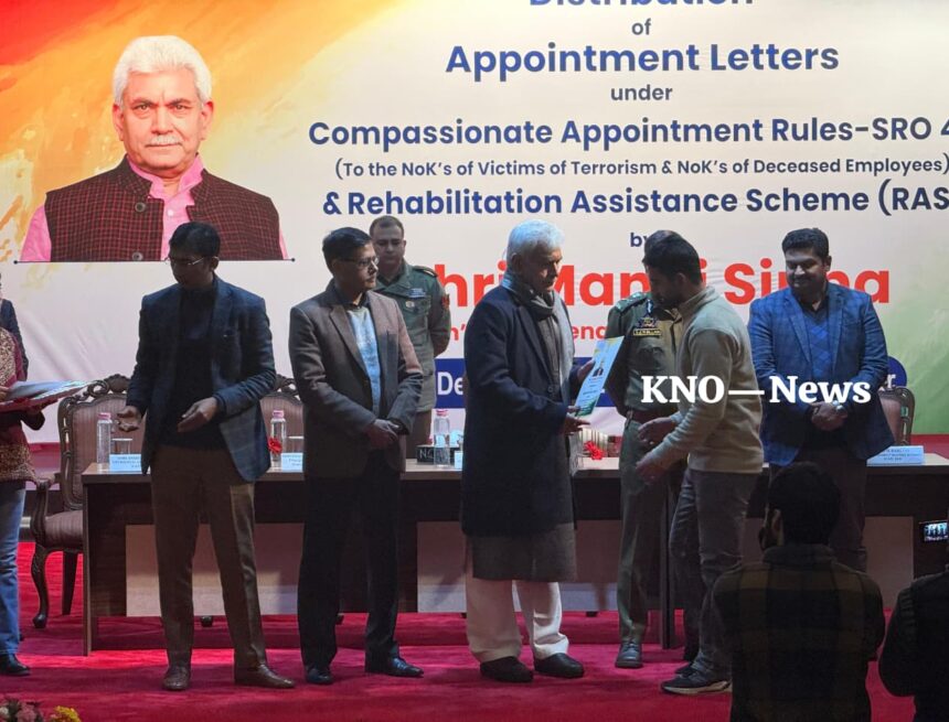 WhatsApp Image 2025-12-13 at 12.14.44 PM “Tribute to their sacrifice”: LG hands over job letters to terror victim families in Srinagar