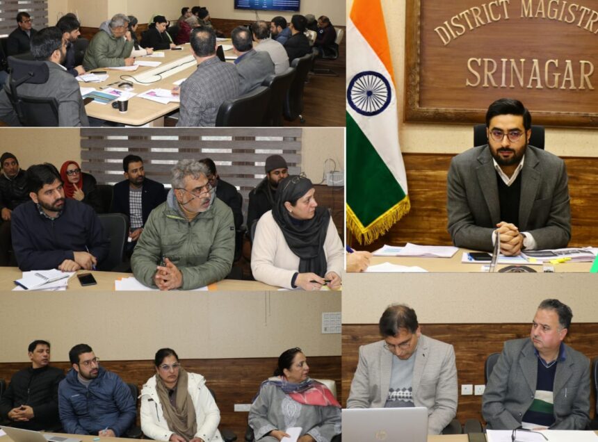 DC Srinagar Reviews Progress of ABHA ID Generation, Enrolment of Senior Citizens under Vay Vandhana yojana, TB Control Measures