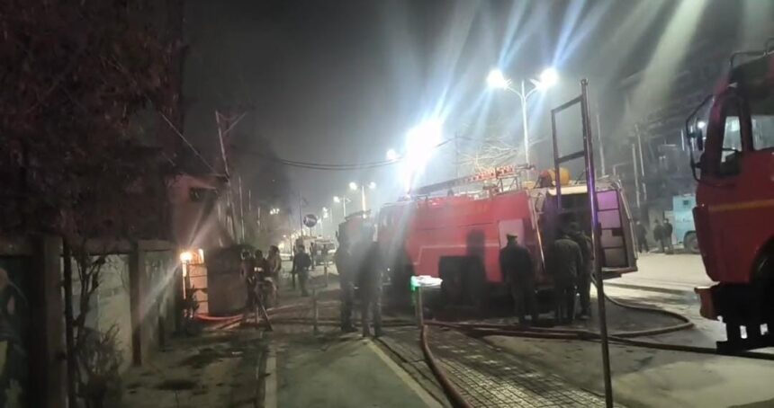 CRPF store rooms gutted in late night Srinagar blaze, probe ordere