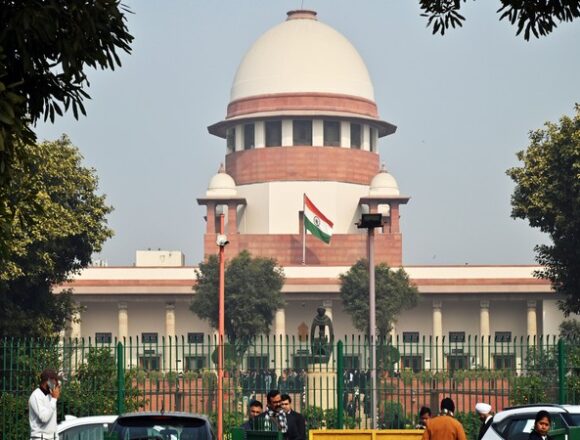 A view of the Supreme Court building Terror Funding Case: SC To Hear Separatist Leader Shabir Ahmed Shah’s Bail Plea On Jan 7