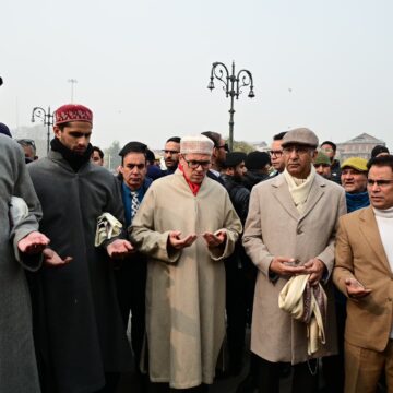 s_639004890919663074_IMG_0753 NC leaders, workers assemble at Naseem Bagh to commemorate late Sheikh Mohammad Abdullah’s 120th birth anniversary
