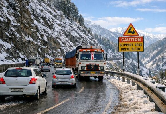 Jammu–Srinagar highway open for LMVs, HMVs; traffic moves smoothly