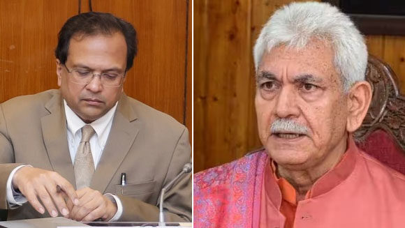 LG-and-Govind-Mohan Union Home Secretary Holds Meeting With J-K LG On Security Situation