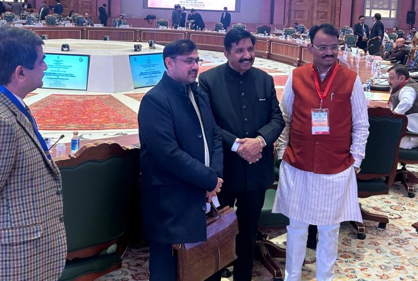 WhatsApp Image 2026-01-08 at 8.34.09 PM Satish Sharma attends National Transport Ministers’ Meeting, meets Nitin Gadkari