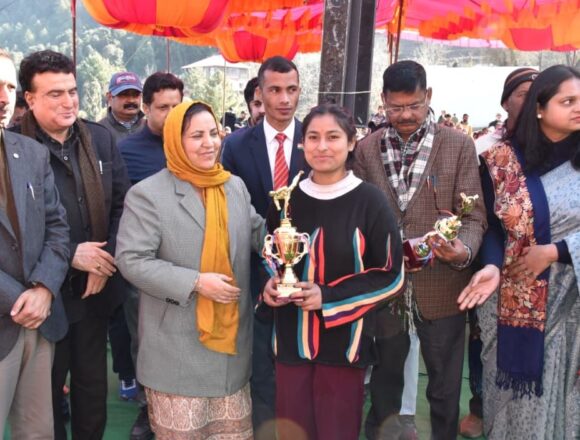 Sakeena Itoo visits Panchari Udhampur, felicitates winners of 6th ISKOI India Karate Championship–2025