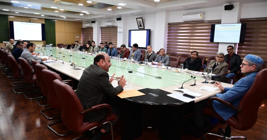 CM Omar Abdullah chairs pre-budget consultation meetings with key departments