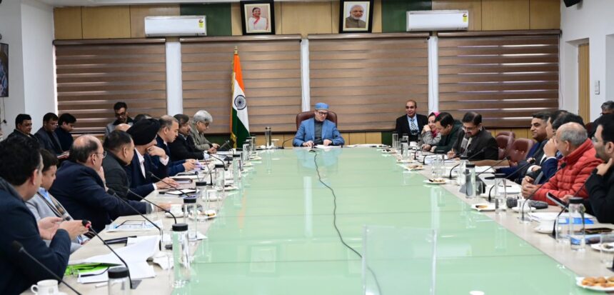 cm CM Omar Abdullah Holds Pre-Budget Consultations With Jammu Stakeholders