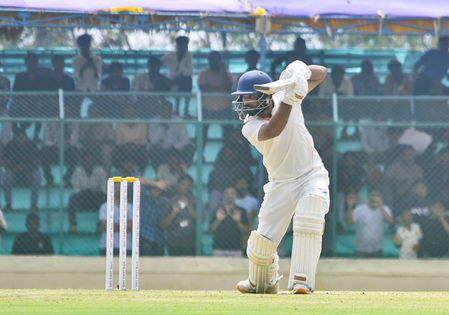 202602240126f Ranji Trophy Final: Pundir’s Ton, Hassan’s 88 Put J&K in Command on Day 1