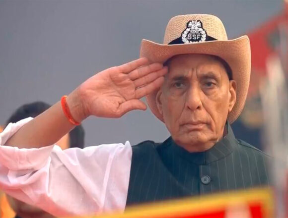 DM Rajnath Singh Pays Tribute to Pulwama Martyrs, Reaffirms India’s Resolve Against Terrorism