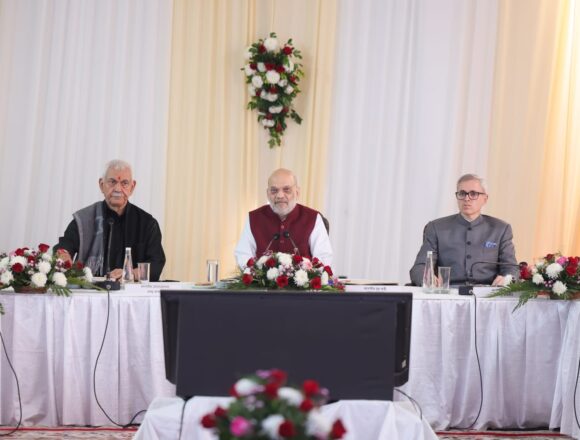 Amit Shah Conducts Comprehensive Review of J&K Development Projects*