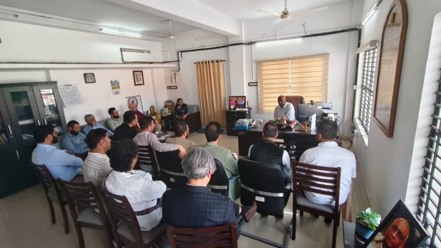 J&K Media Delegation Visits PIB Thiruvananthapuram Office