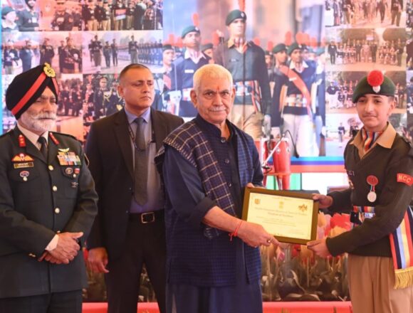 Lieutenant Governor addresses NCC cadets who attended Republic Day Camp at New Delhi